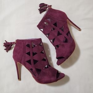 XOXO Dark Burgundy Heels